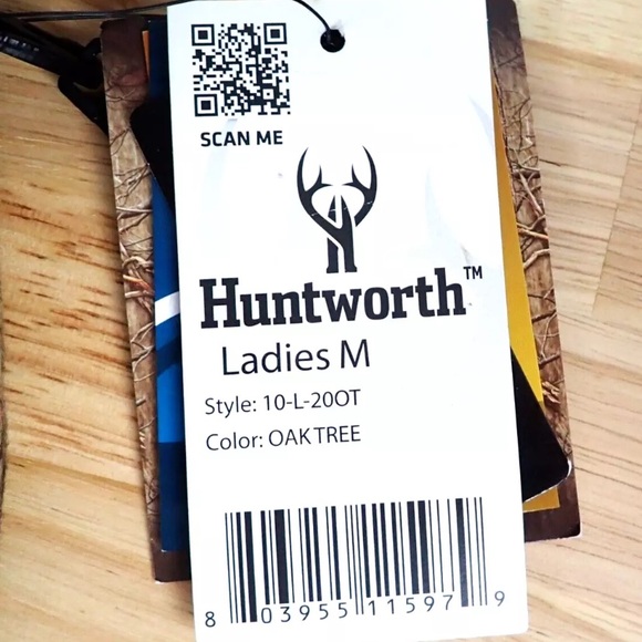 Huntworth Womens Oak Tree Camo Gloves Size Medium Realtree Waterproof - Picture 8 of 8